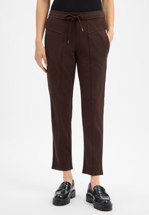 Olsen, OLSEN SCHLUPFHOSE LISA STRAIGHT - Stoffhose - schoko