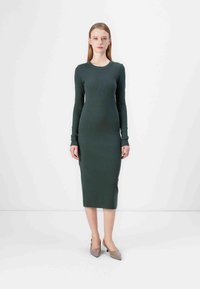 Replay DRESS - Vestito di maglina - bottle green