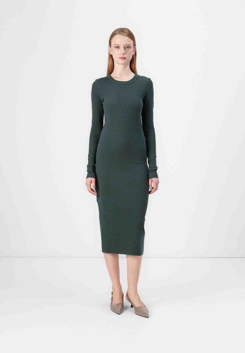 Replay DRESS - Vestito di maglina - bottle green