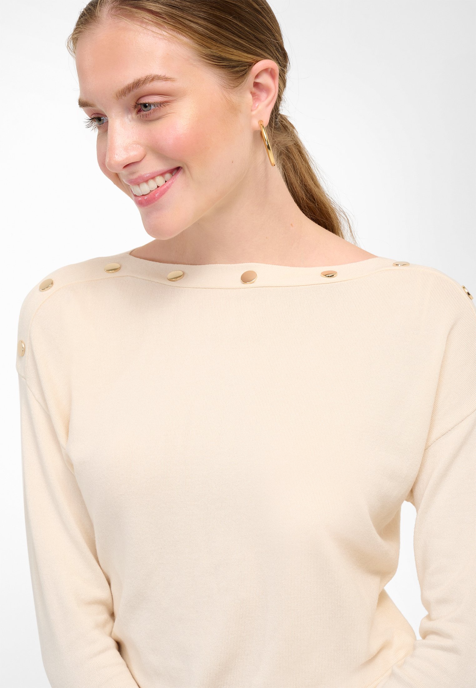 Damen ZIERKNÖPFEN - Sweatshirt Damen ZIERKNÖPFEN - Sweatshirt