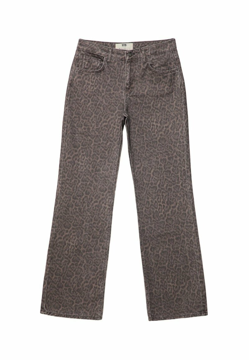Stradivarius Flared Jeans donkerbruin