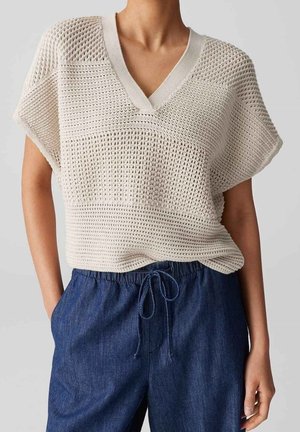 OPUS, T-shirt basique - beige