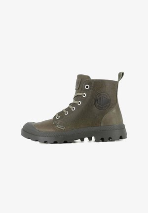 PAMPA - Botine cu șireturi - dusky green