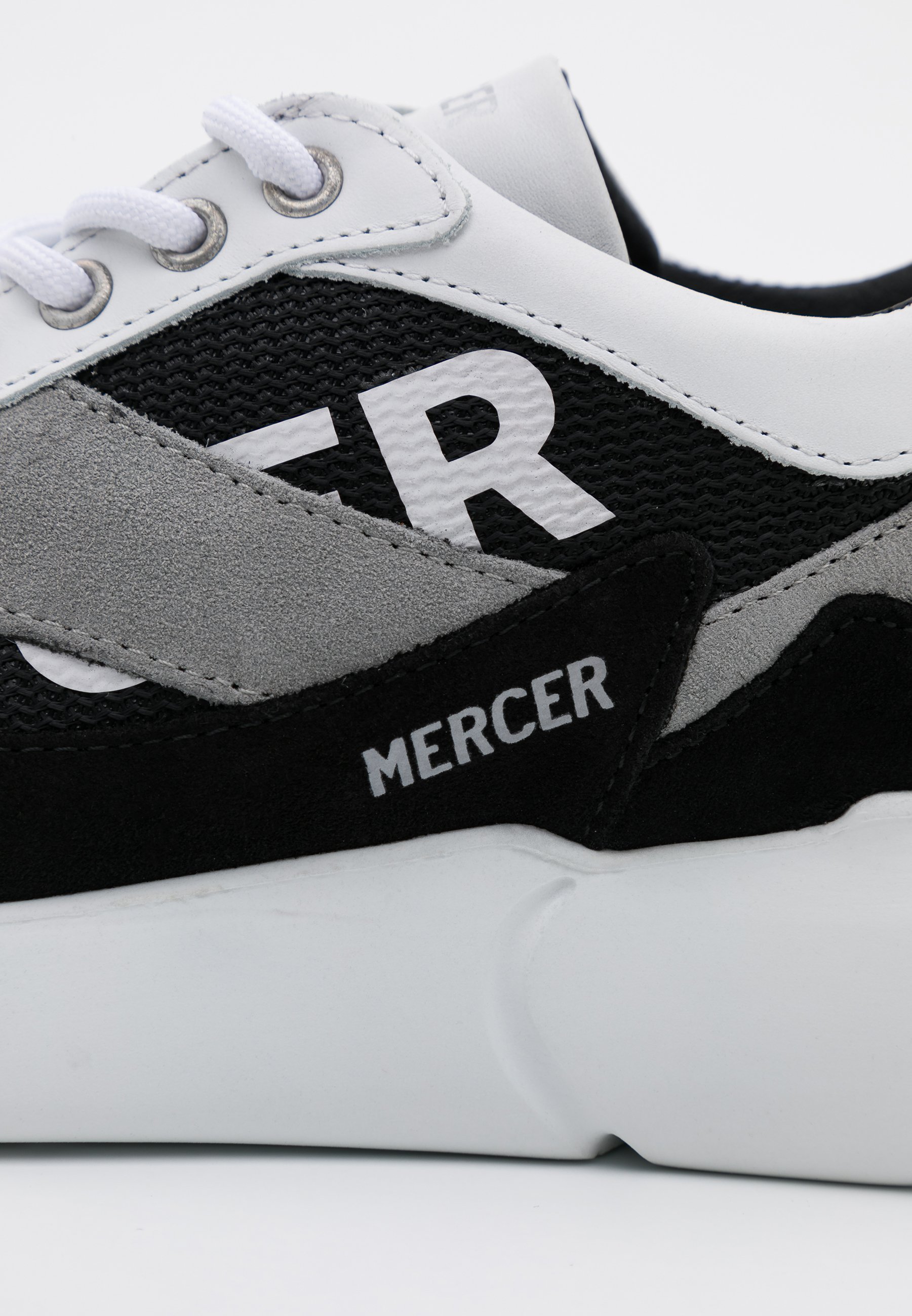 Mercer Amsterdam THE W3RD Joggesko blackwhitesvart Mercer Amsterdam THE W3RD Joggesko blackwhitesvart