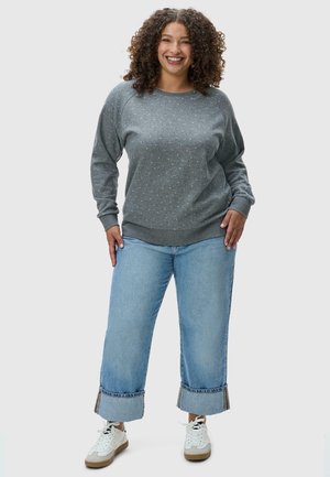 RUNDHALS JOHANKA TRIANGLES PLUS - Felpa - grey