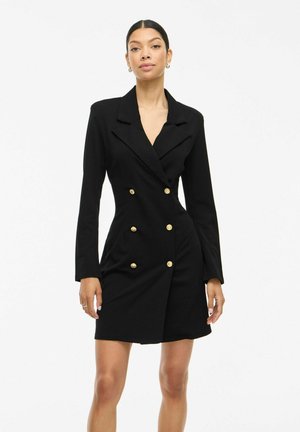 VILA VICLARA - Shirt dress - black