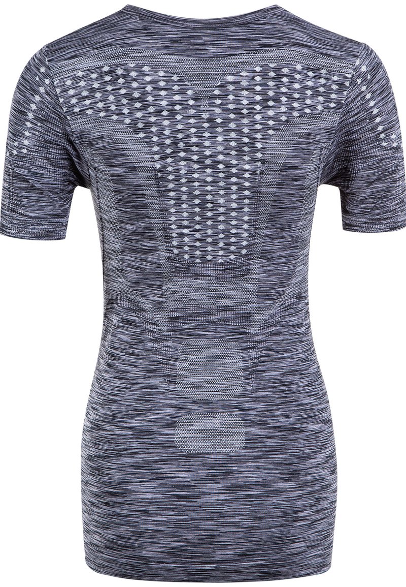 Endurance t shirt print 1001 black grau meliert zalando de