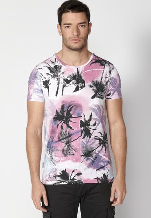 Koroshi SHORT SLEEVE - T-Shirt print - rosa pink