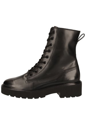 Bottines à lacets - black