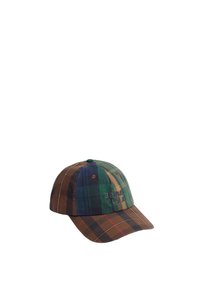 PATCHWORK CUADROS - Cap - azul