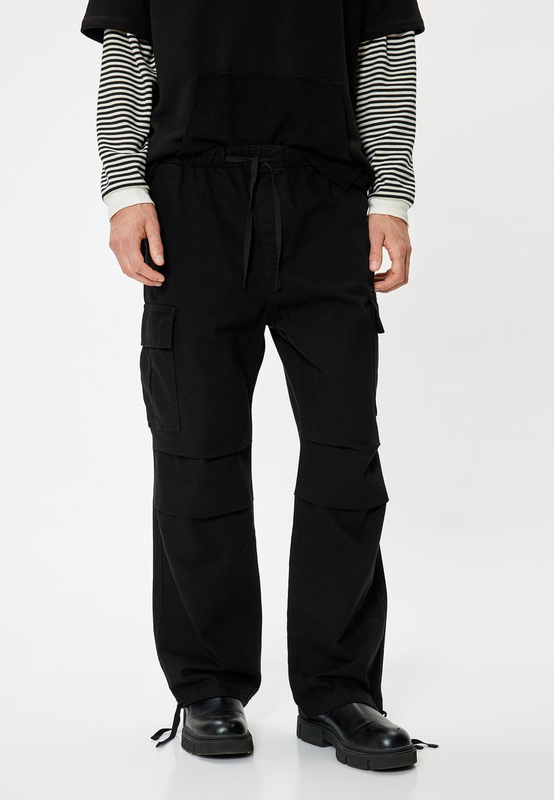 Koton PARACHUTE - Cargobroek - black
