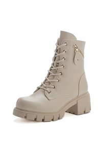 Elara Botines con plataforma - natur