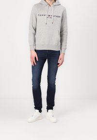 Tommy Hilfiger Felpa con cappuccio - mottled light grey