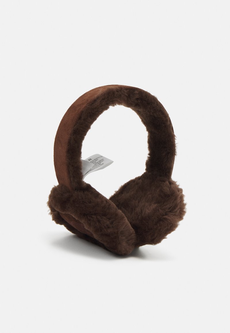 UGG EMBROIDERED LOGO EARMUFF Ear warmers burnt cedar/dark brown