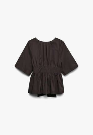 Vero Moda, BLUSE VMLOTUS TOP - Blusa - chocolate torte
