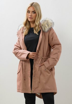 Vinterfrakke - pink