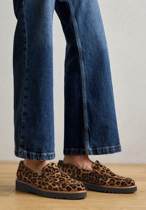 Slip-ons - brown/black