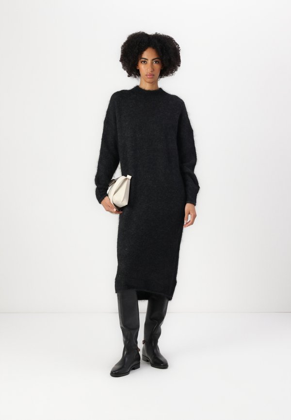 NUNY - Jumper dress - mottled anthracite4