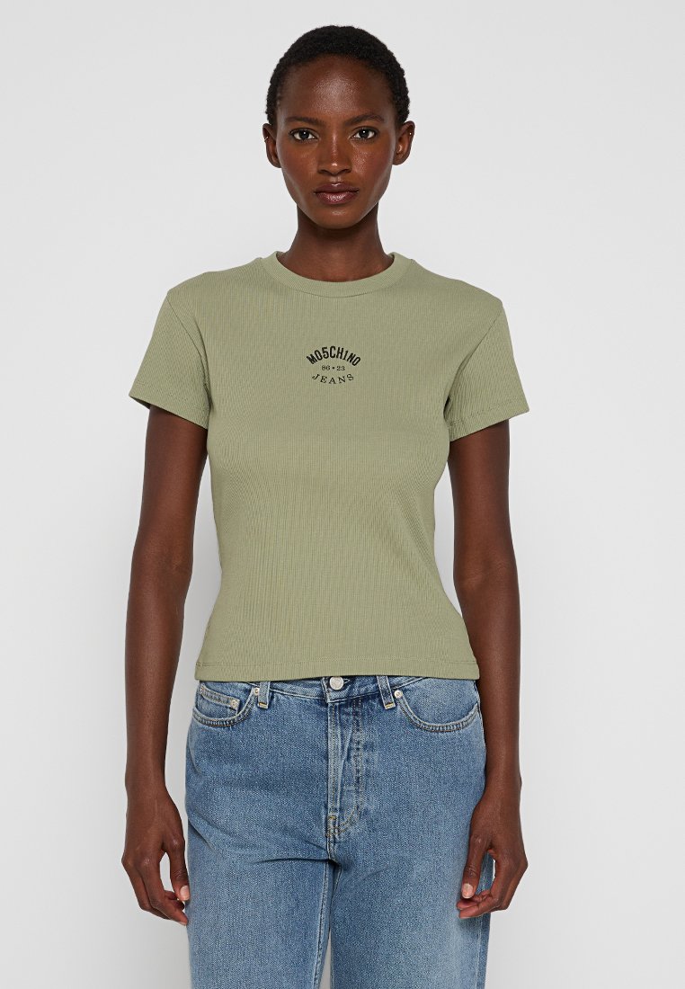 MOSCHINO JEANS T-shirt print kaki