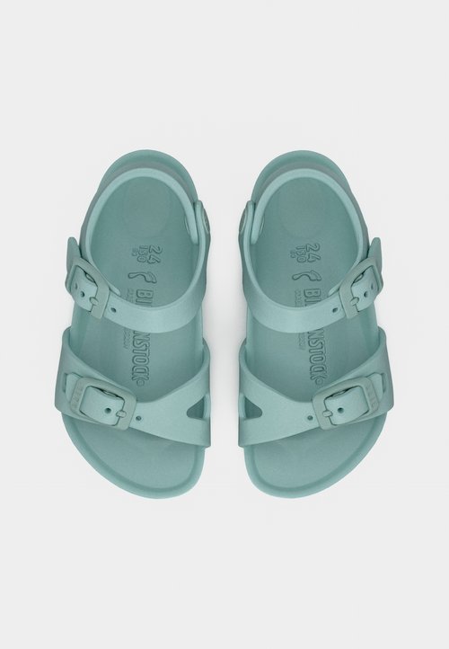 Birkenstock RIO KIDS NARROW UNISEX - Pool slides - surf green — foto 5