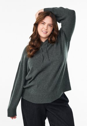 Mikina s kapucí - urban chic mel