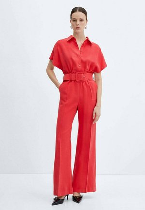 Mango Tuta jumpsuit - coral