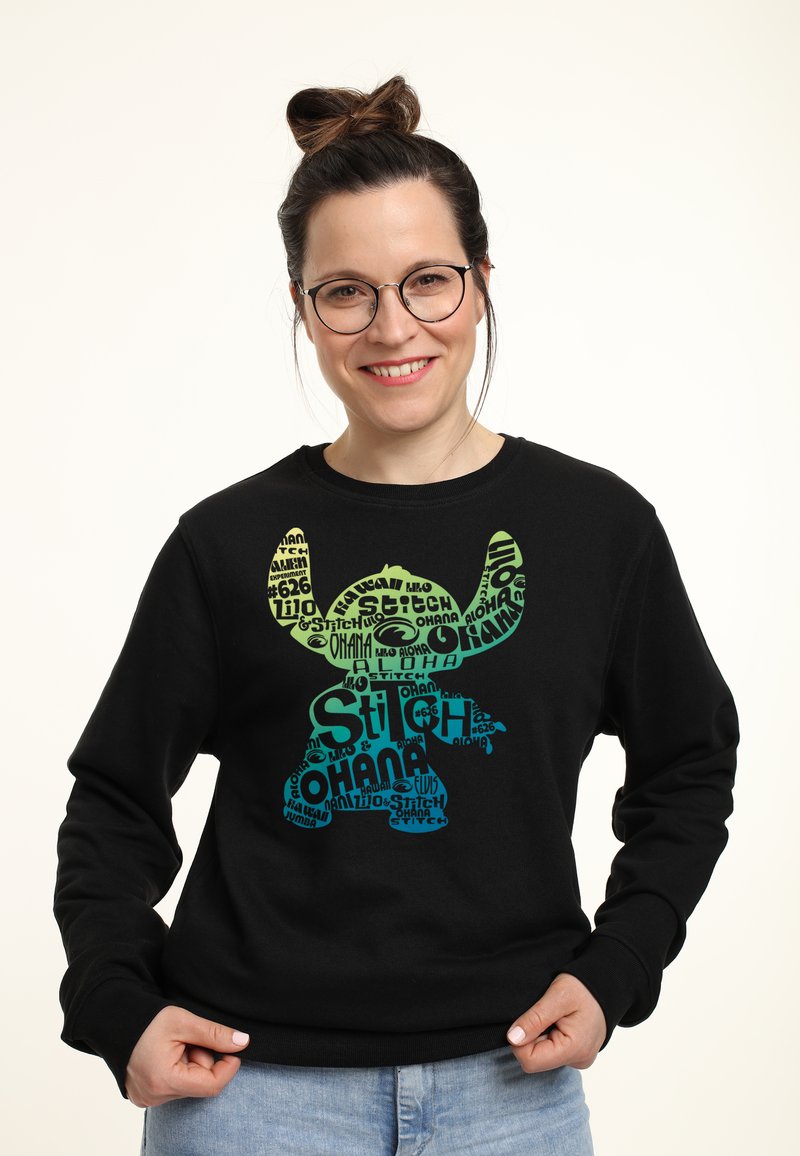 Disney LILO STITCH STITCH FILL - Sudadera - black