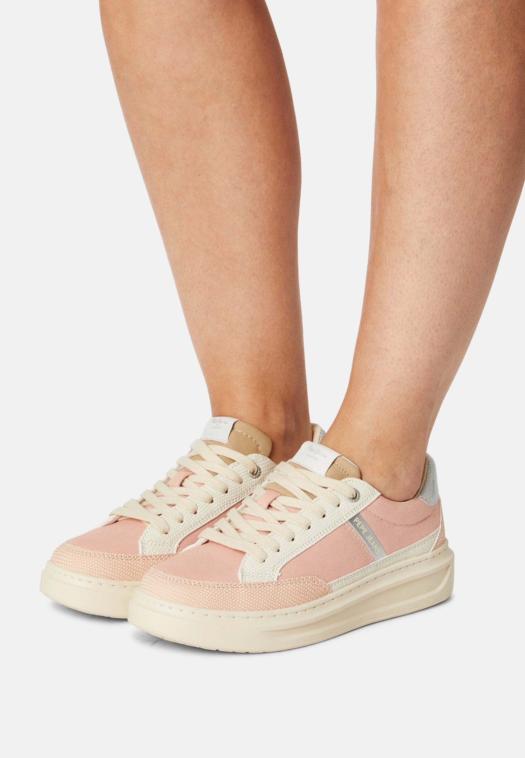 Pepe Jeans ABBEY SHADE - Sneakers basse - nude/color carne - Zalando.it