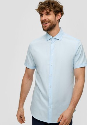 KURZARM DOBBY STRUKTUR - Chemise - himmelblau