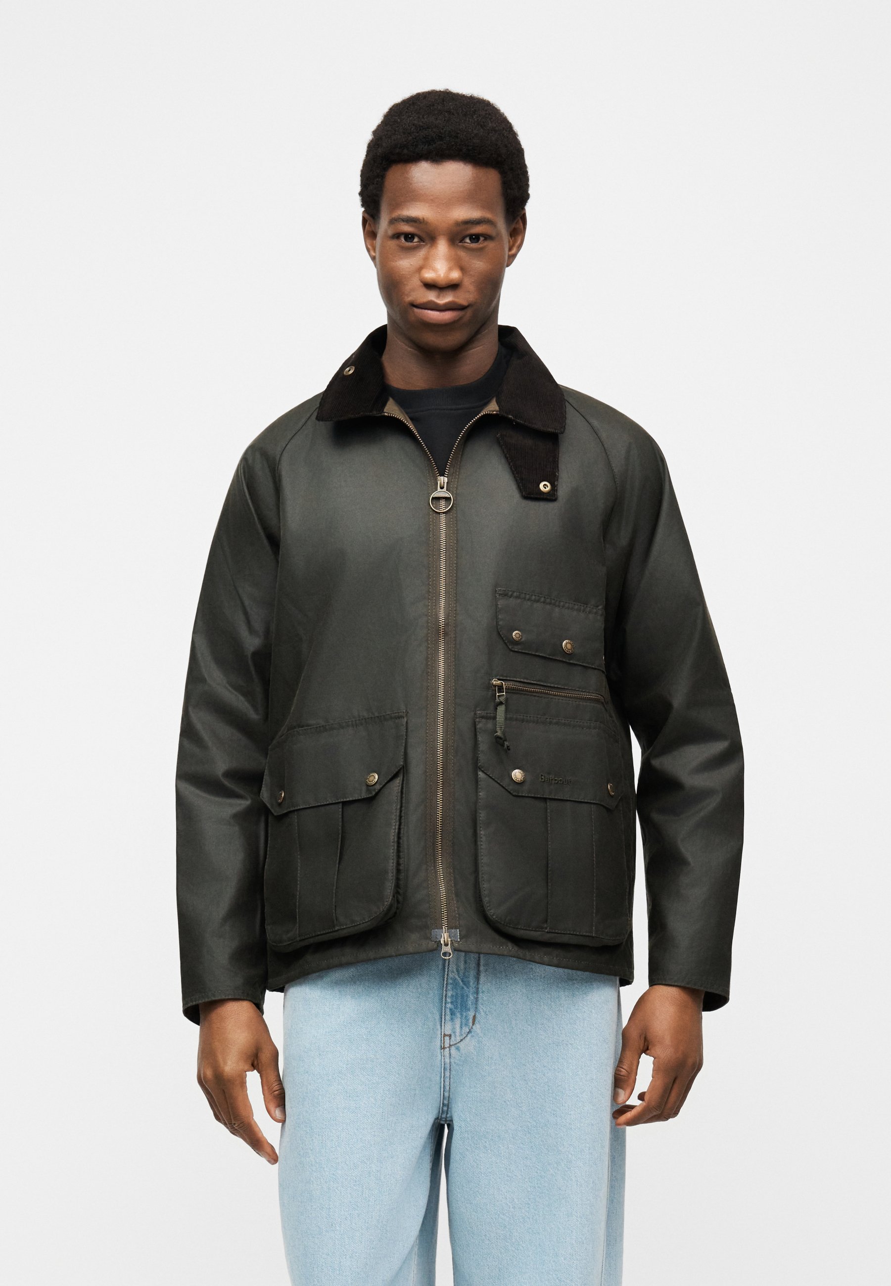 Barbour BARBOUR X LEVI'S® OVERSIZED BEDALE WAXED JACKET - Light
