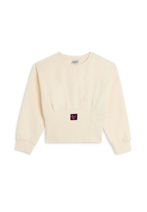 CROPPED CON MAXI FASCIA - Sudadera - white