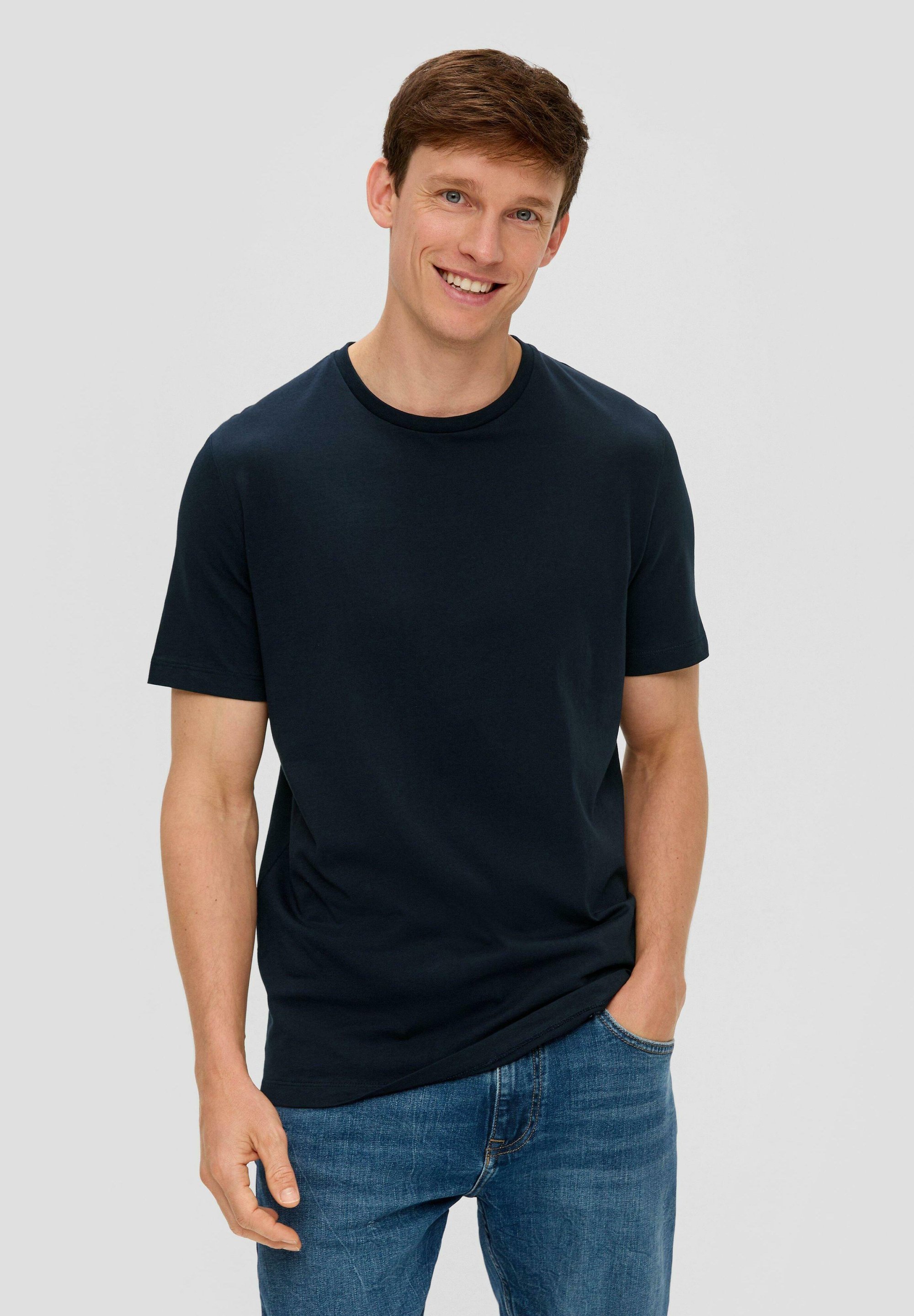 S.Oliver Maglietta Uomo A Maniche Corte - T-Shirt Basic Di Qualità, Comfort E Stile Casual - 2