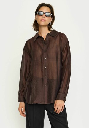 RACHEL - Hemdbluse - coffee bean