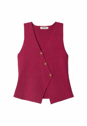 THE-ARE DE CROP CON CIERRE CRUZADO Y ESCOTE PICO - Veste sans manches - multicolor
