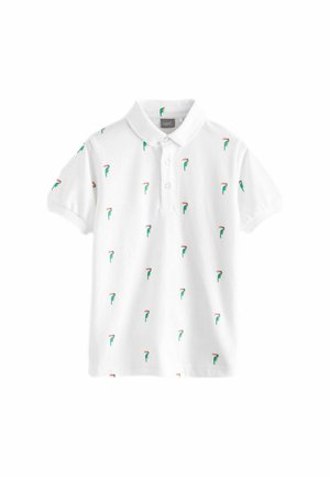 Next ALL-OVER PRINT SHORT SLEEVE - REGULAR FIT - Poloshirt - white toucan