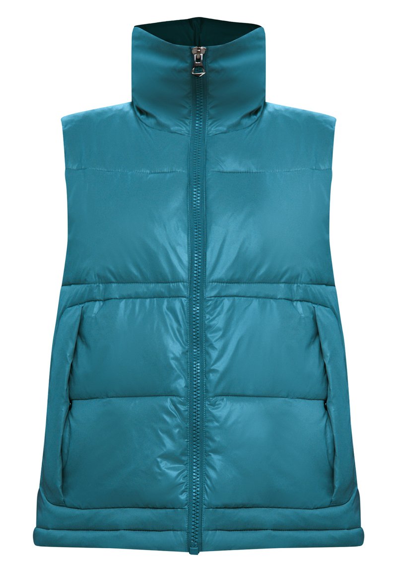 Damen Leichte Jacken | Finn Flare Weste dark turquois/türkis - WS59745 Damen Leichte Jacken | Finn Flare Weste dark turquois/türkis - WS59745