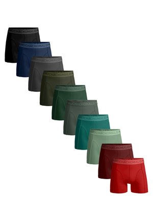 10 PACK - Boxerky - black blue grey green green green green green red red