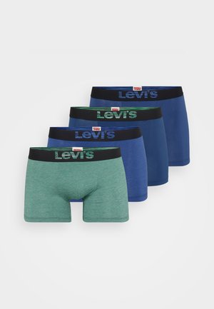 MEN BRIEF 4 PACK - Boxer briefs - blue/green