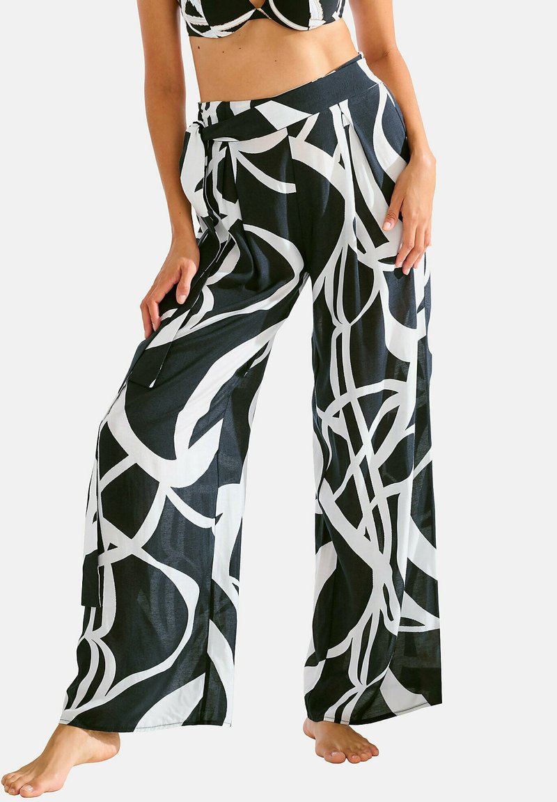 Lisca HONOLULU - Accessoire de plage - noir blanc