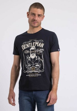 T-shirt imprimé - bleu marine