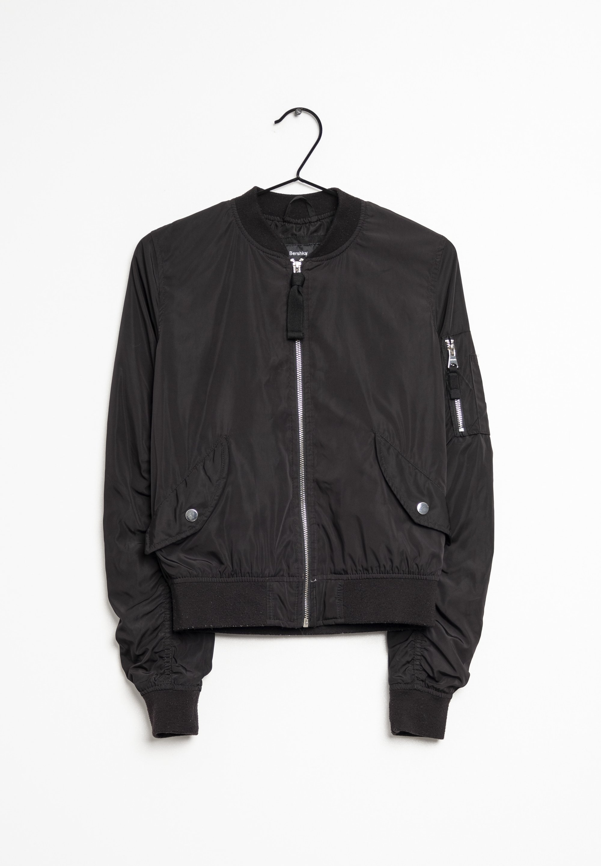 Giacca Bomber Bershka Chiodo Pelle Biker Jacket Chiodo Nero Bershka  Giubbotto Biker Double Face Donna