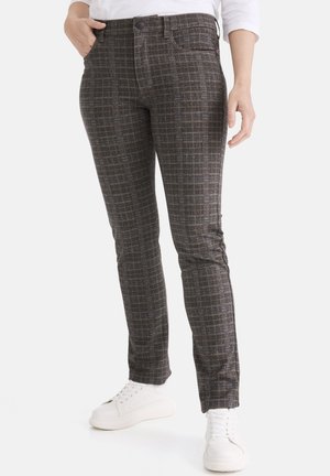 MILANO PRINT MAGIC SHAPE FIT - Stoffhose - brown check