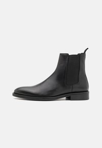 LEATHER - Classic ankle boots - black