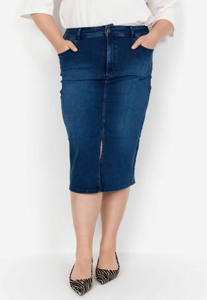 Wasabi Concept Denim skirt - dark blue denim