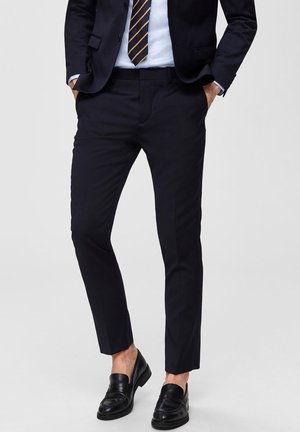 Pantaloni eleganti - dark-blue denim