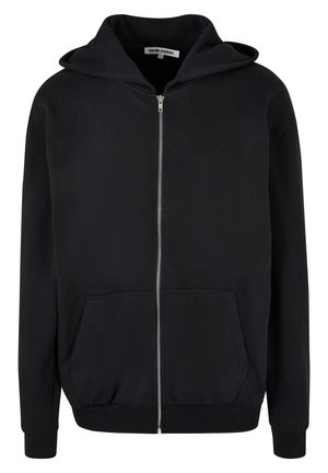 ESSENTIAL  - Zip-up sweatshirt - black