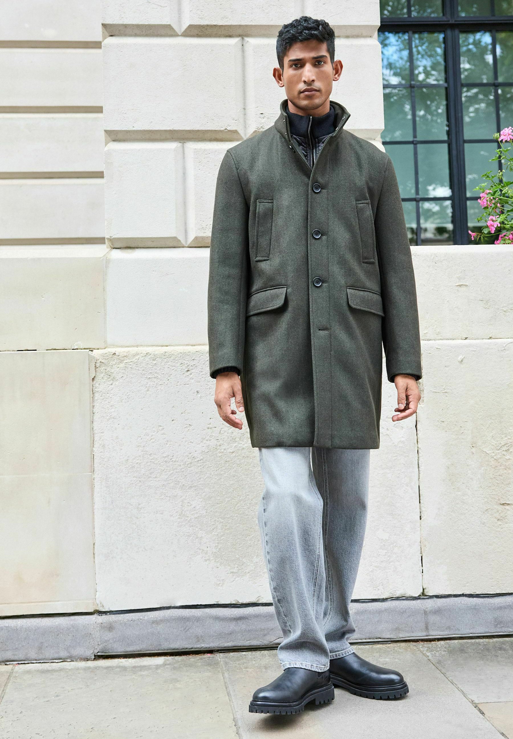 next green coat