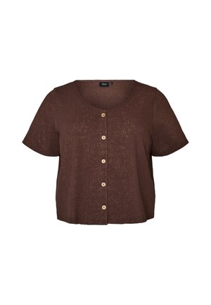 Zizzi, Bluse - braun
