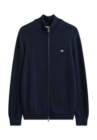 CASUAL ZIP CARDIGAN - Zip-up sweatshirt - evening blue