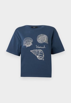 Tricou cu imprimeu - blu